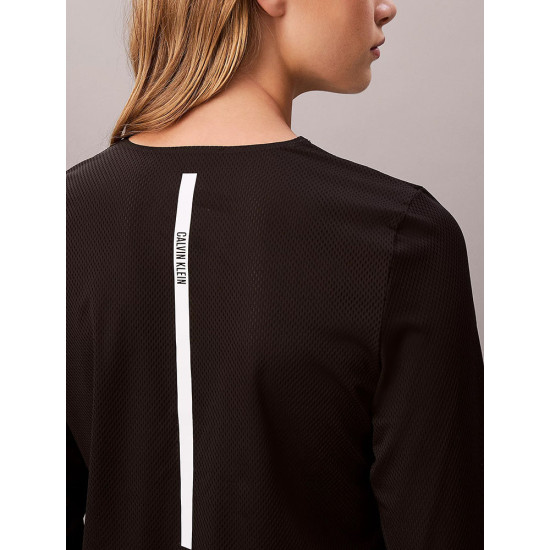 Calvin Klein Γυναικεία μακρυμάνικη μπλούζα Performance Mesh Long Sleeve T-shirt